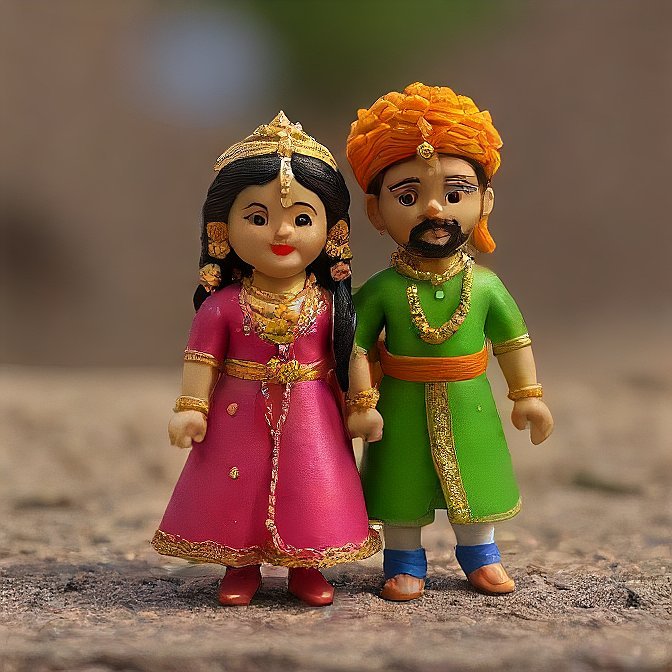 3D cartoon character art